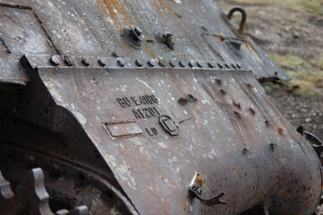 old abandoned tank