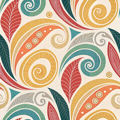 Patterned Wallpaper with Abstract Shapes – Modern and Artistic Wall Decor