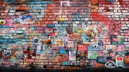 streeturban brick wall