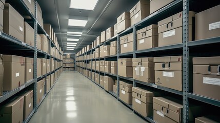 security boxes of documents