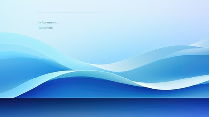 Obraz premium sleek web banner blue