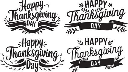 Thanksgiving Day Text Design  | Creative Typography Art | Festive T-Shirt Design for Holiday Celebration | Thanksgiving Quote Design | Fall Harvest Graphics | Turkey Day Celebration | Autumn Holiday.