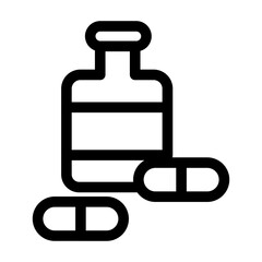 Bottle Pill icon template
