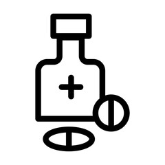 Bottle Pill icon template