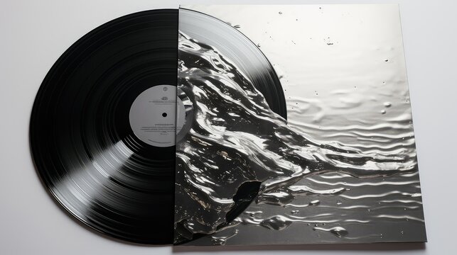 polished album cover texture