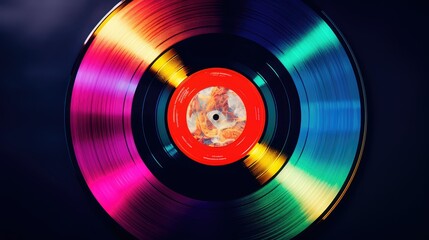 contrast record vinyl texture