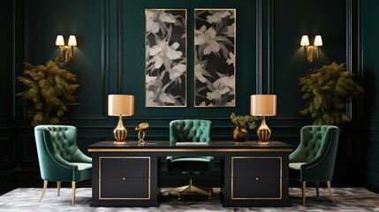 paper luxury office wall
