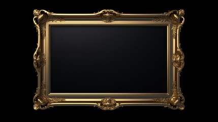 contrasts black gold frame