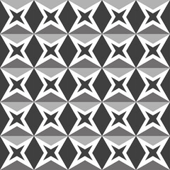 Seamless pattern with geometric shapes 