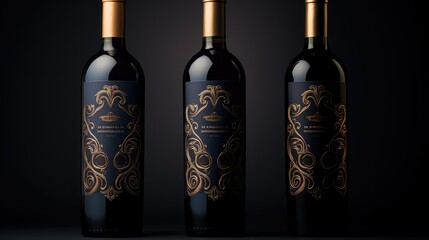 soft wine label texture