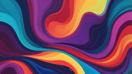 Fototapeta premium Vibrant colorful blend abstract background