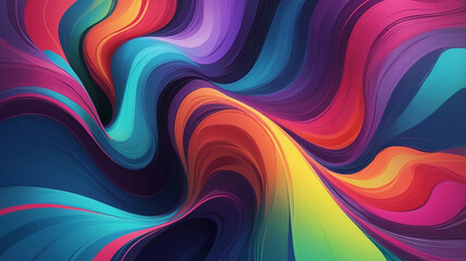 Obraz premium Vibrant colorful blend abstract background