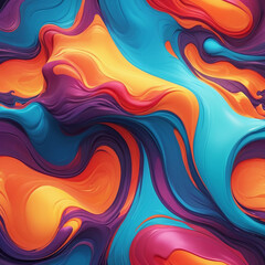 Obraz premium Vibrant colorful blend abstract background
