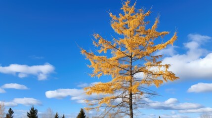 needles tamarack tree