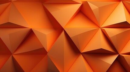 Obraz premium abstract orange triangles background