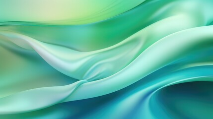Fototapeta premium iridescent blue green background gradient