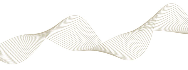 Abstract vector modern gradient white and grey wavy lines.  Technology backdrop.  Digital frequency track equalizer. Curve textures with halftone circular point isolated on white background.