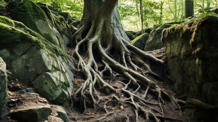 contortion tree roots
