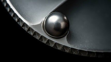 Obraz premium silver rivet metal