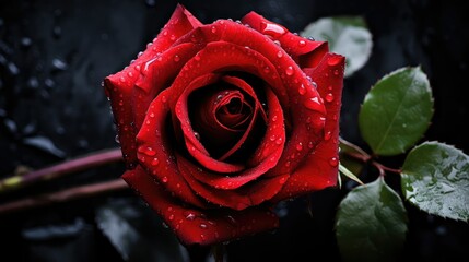 contrast red and black