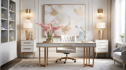 desk feminine home office