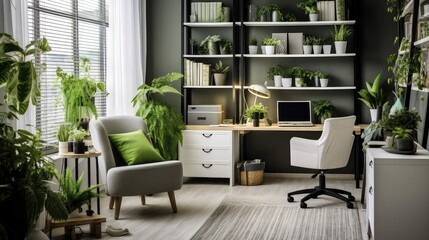chic house interior white