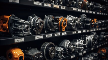 Fototapeta premium clutch car gear box