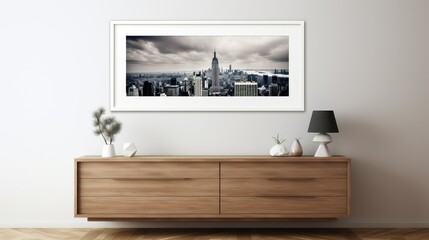contrast white frame