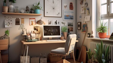 computer small office space