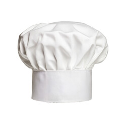 Classic chef hat for culinary professionals. transparent background