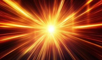 Obraz premium A burst of light radiating outward, suggesting energy and motion.