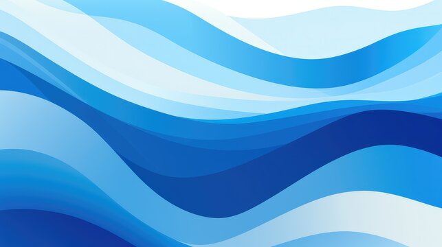 interpretation blue wave clipart