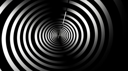 Obraz premium precision black and white diagonal stripes