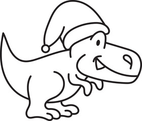 Christmas Dinosaur
