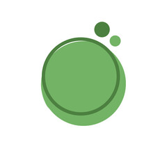 abstract green sphere