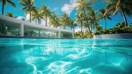 lounge under water pool