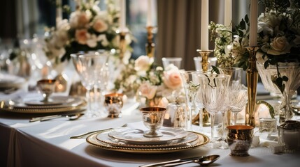 candles wedding table decor