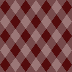 Argyle pattern of geometric rhombus. Harlequin design. Classic diamond shaped textile material for gift wrapping paper, socks, sweater, jumper, other modern textile or paper design.