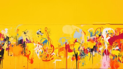 colorful bright wall