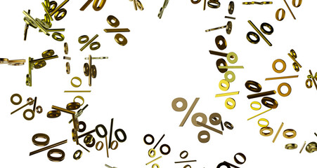 Blurred sale background. 3d