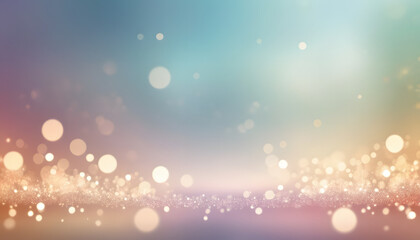 Abstract blurred light with elegant bokeh details	
