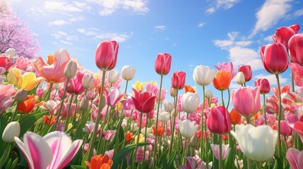 meadow springtime background