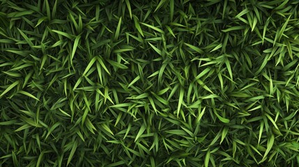 Fototapeta premium Bamboo growth in nature green leaves close-up view lush environment