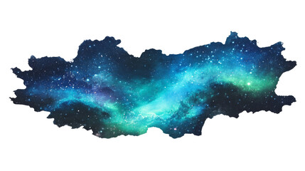 Milky Way galaxy transparent background