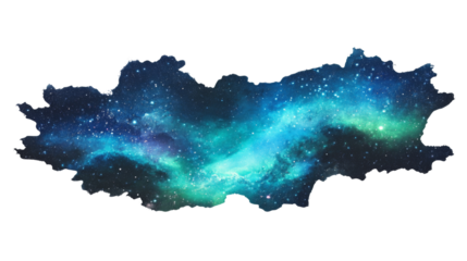 Milky Way galaxy transparent background