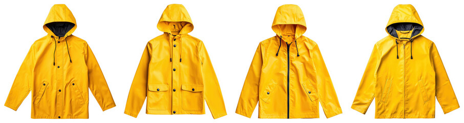 Stylish yellow rain jackets for all occasions