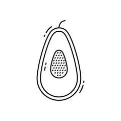 Papaya vector icon