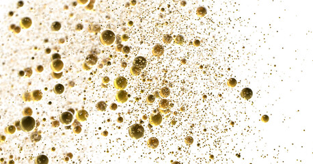 Glittering gold  confetti png. Glittering gold