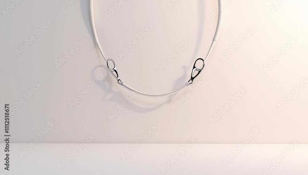 Poster bungee cord, white color, practical tool for securing items