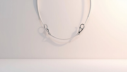 Bungee cord, white color, practical tool for securing items